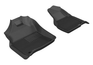 Dodge Ram 2500 Floor Mats - Front - 3D MAXpider - Kagu - Black - `12-`20